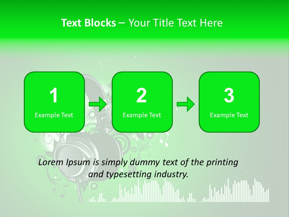 Musical Vector Swirl PowerPoint Template