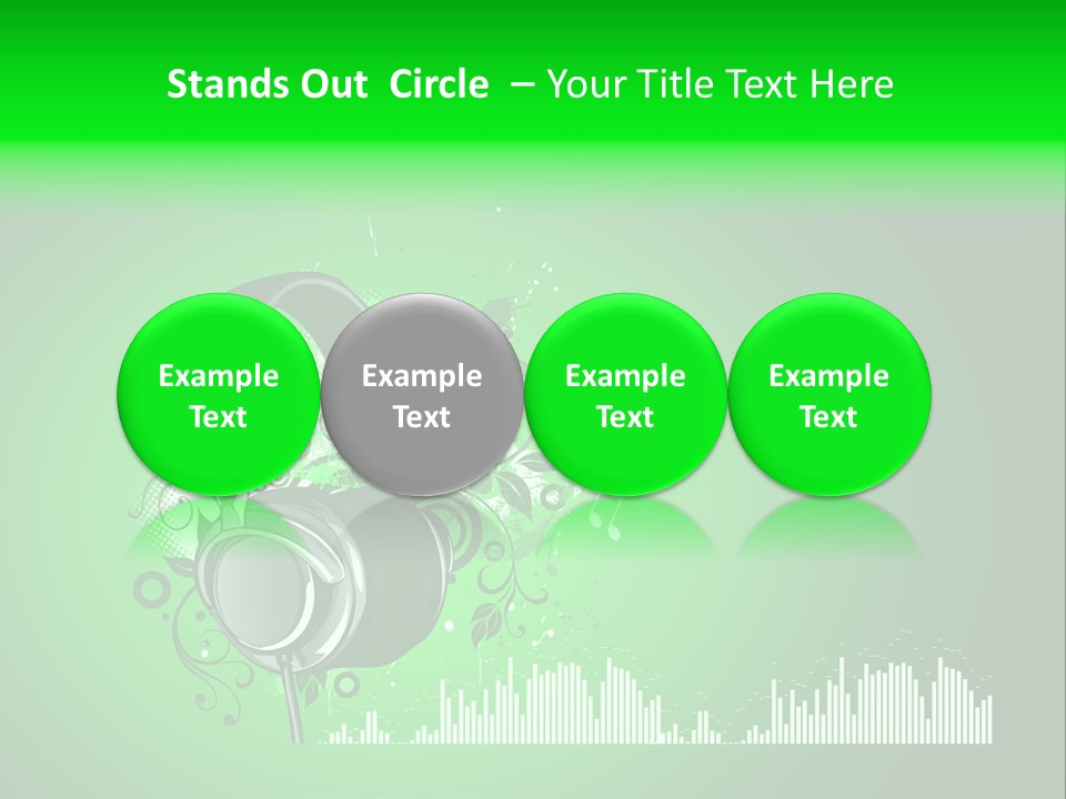 Musical Vector Swirl PowerPoint Template