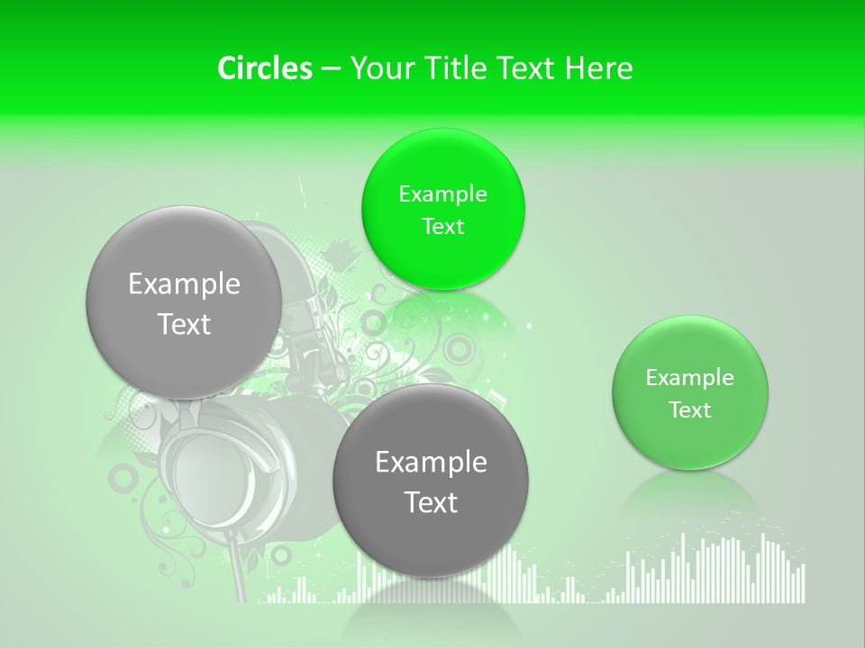 Musical Vector Swirl PowerPoint Template