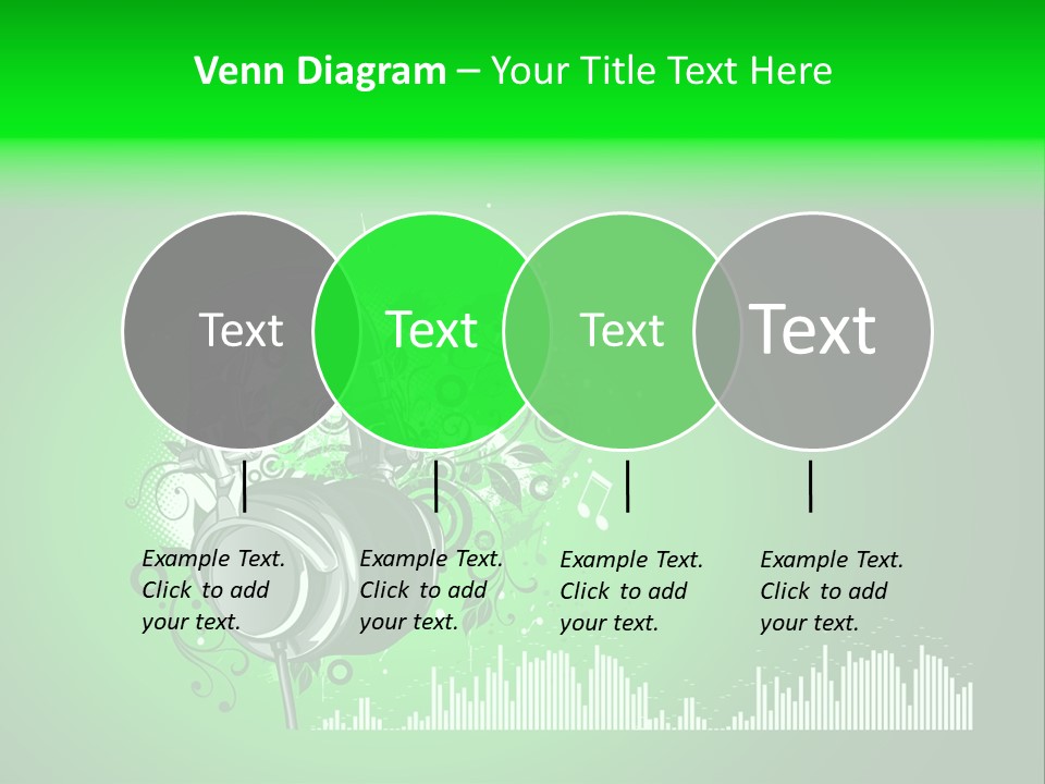 Musical Vector Swirl PowerPoint Template