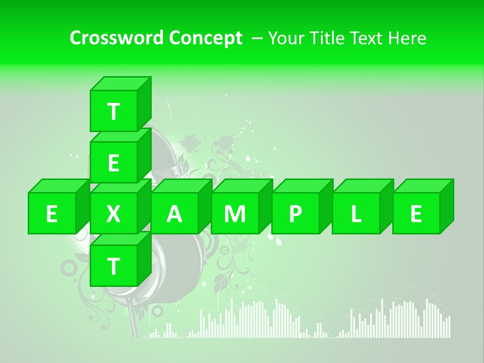 Musical Vector Swirl PowerPoint Template