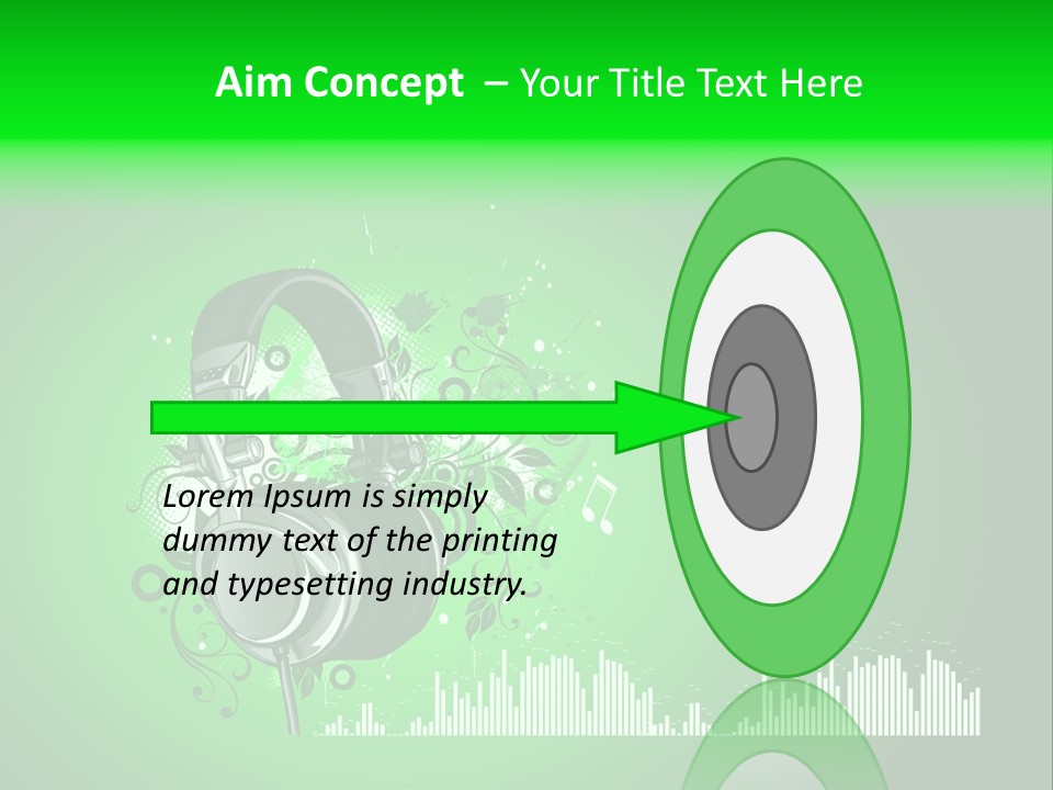 Musical Vector Swirl PowerPoint Template