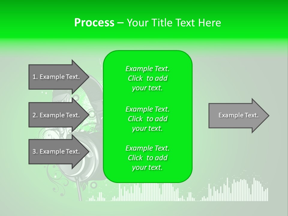 Musical Vector Swirl PowerPoint Template