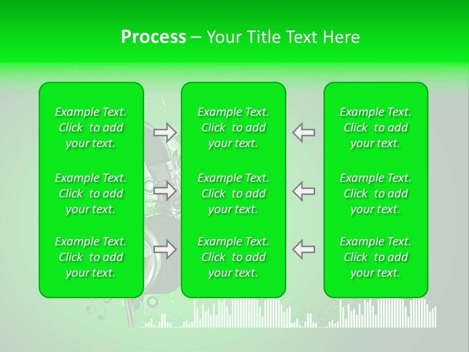 Musical Vector Swirl PowerPoint Template