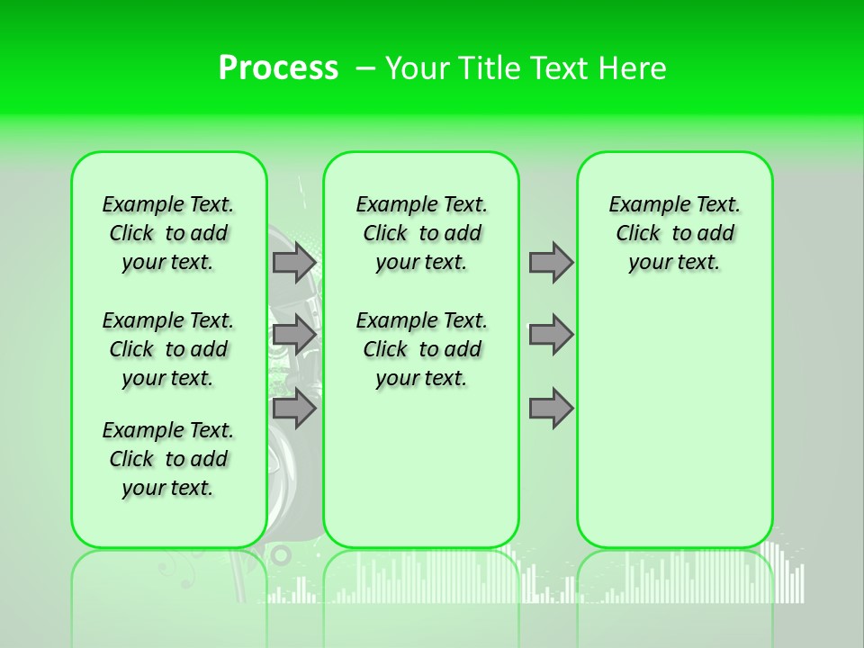 Musical Vector Swirl PowerPoint Template