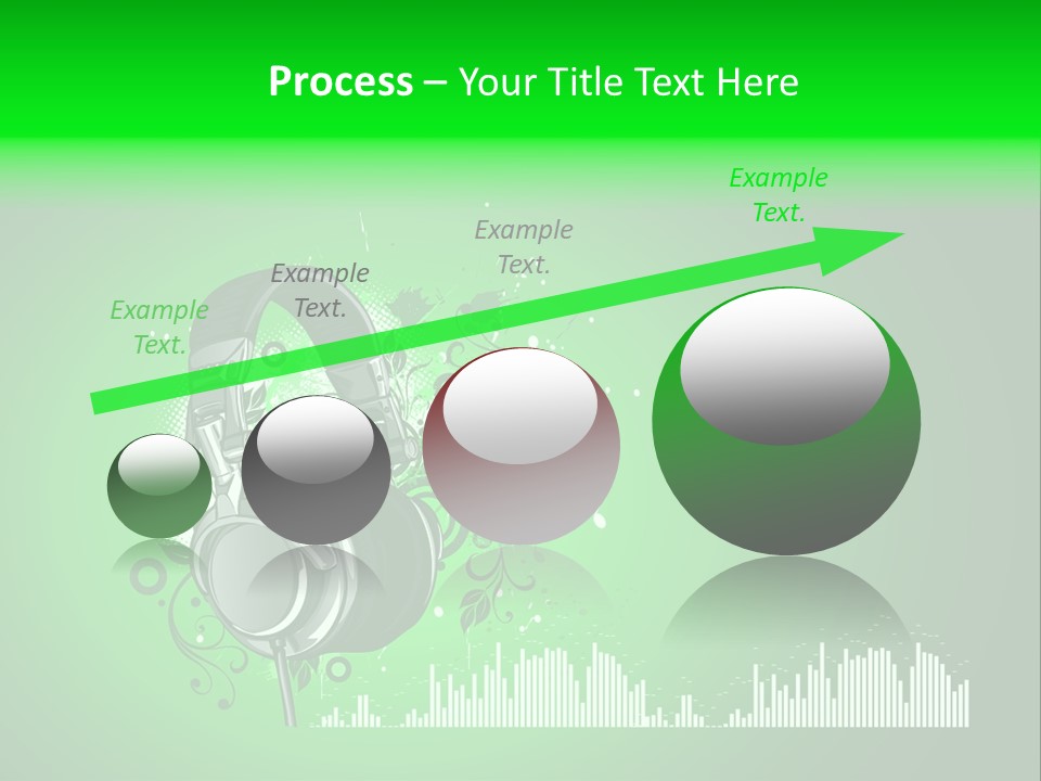 Musical Vector Swirl PowerPoint Template