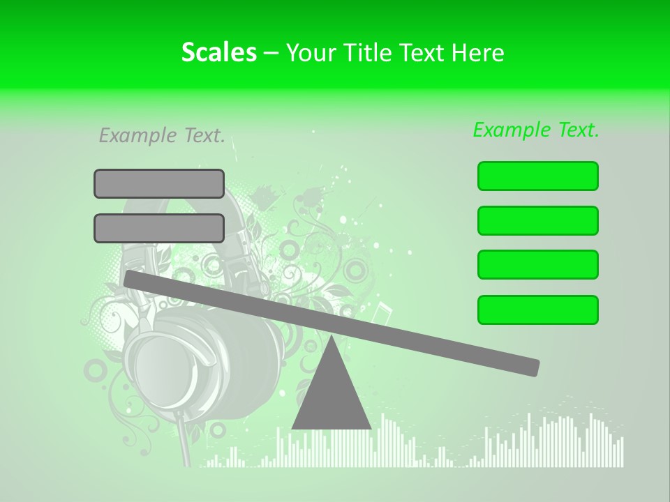 Musical Vector Swirl PowerPoint Template