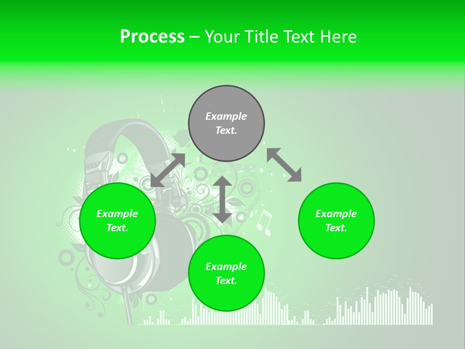 Musical Vector Swirl PowerPoint Template