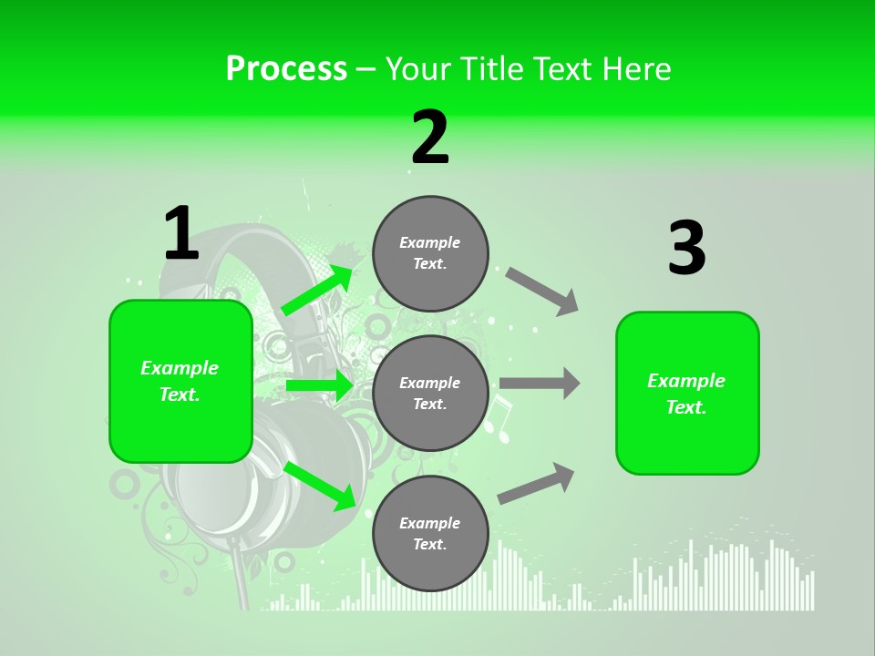 Musical Vector Swirl PowerPoint Template