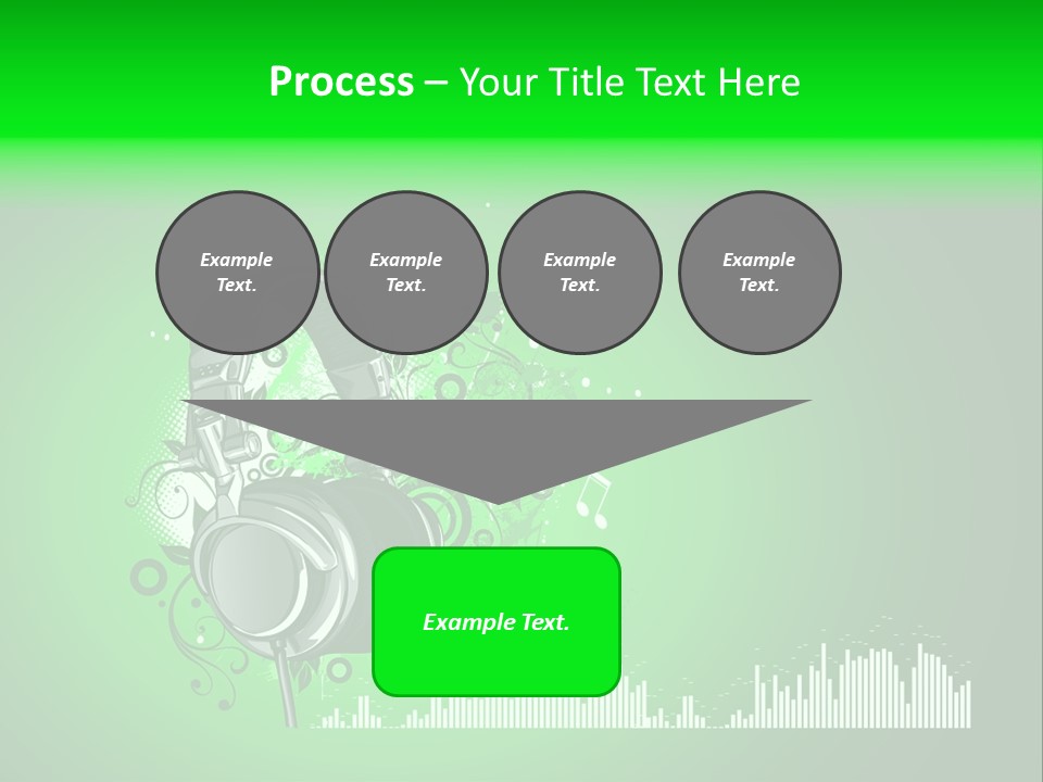 Musical Vector Swirl PowerPoint Template