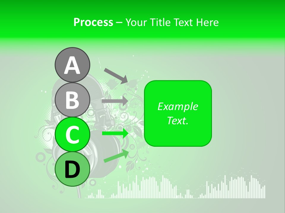 Musical Vector Swirl PowerPoint Template
