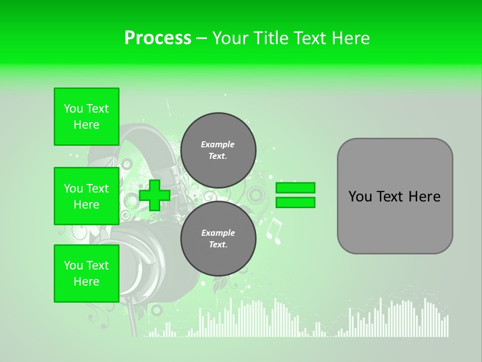 Musical Vector Swirl PowerPoint Template