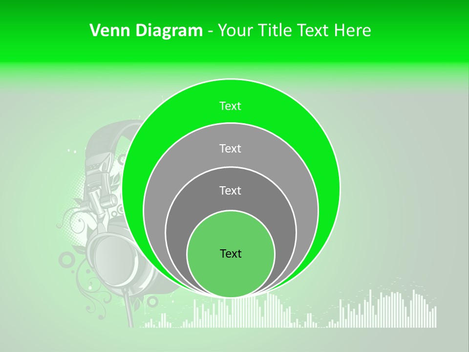 Musical Vector Swirl PowerPoint Template