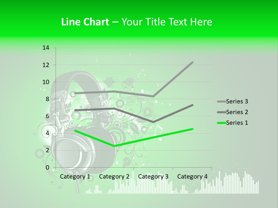 Musical Vector Swirl PowerPoint Template