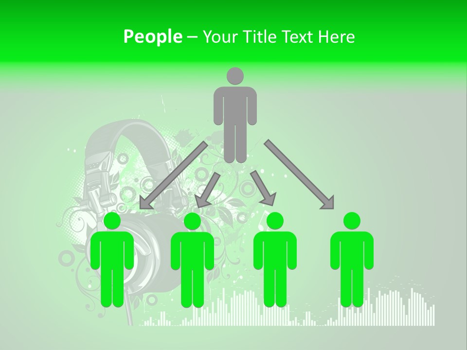 Musical Vector Swirl PowerPoint Template