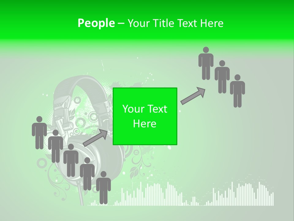 Musical Vector Swirl PowerPoint Template