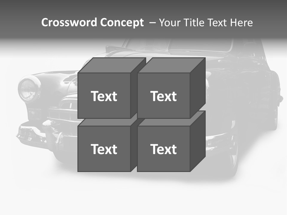 Cabriolet Front Restoring PowerPoint Template