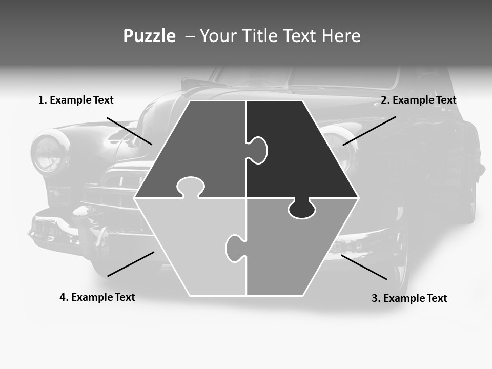 Cabriolet Front Restoring PowerPoint Template