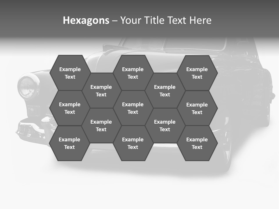 Cabriolet Front Restoring PowerPoint Template