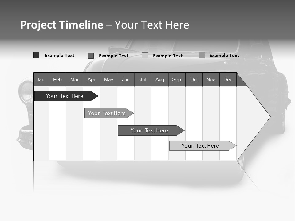 Cabriolet Front Restoring PowerPoint Template