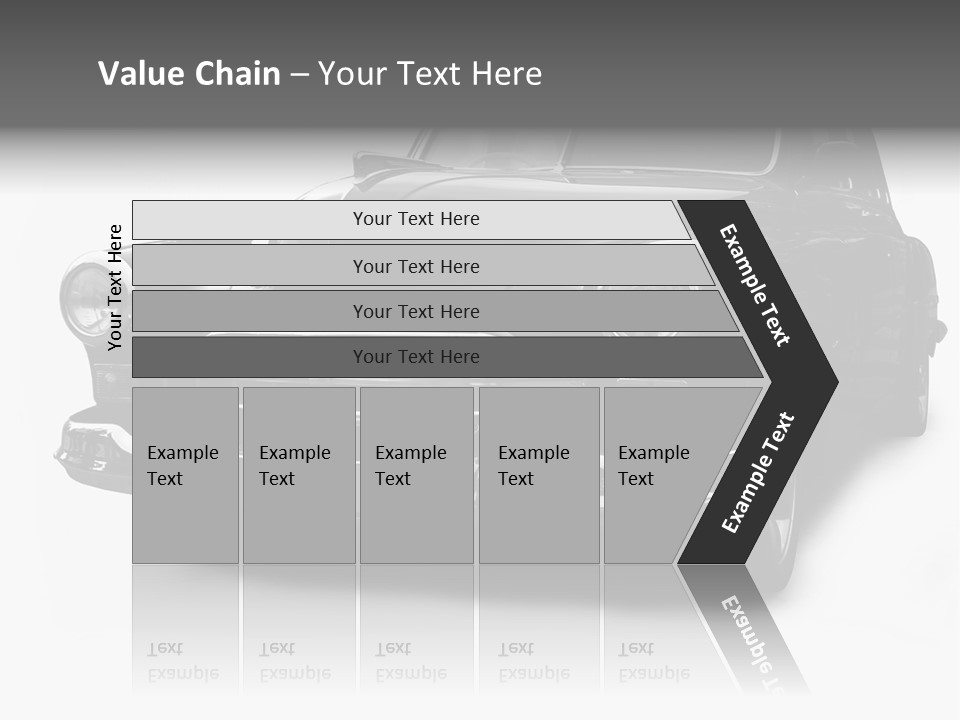 Cabriolet Front Restoring PowerPoint Template