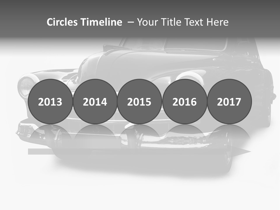 Cabriolet Front Restoring PowerPoint Template