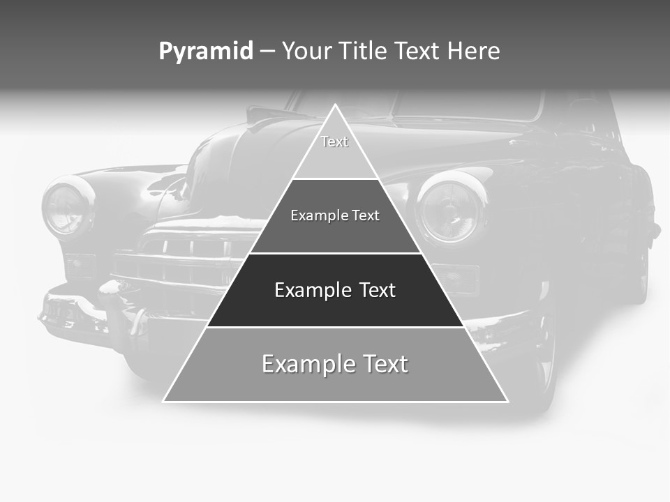 Cabriolet Front Restoring PowerPoint Template