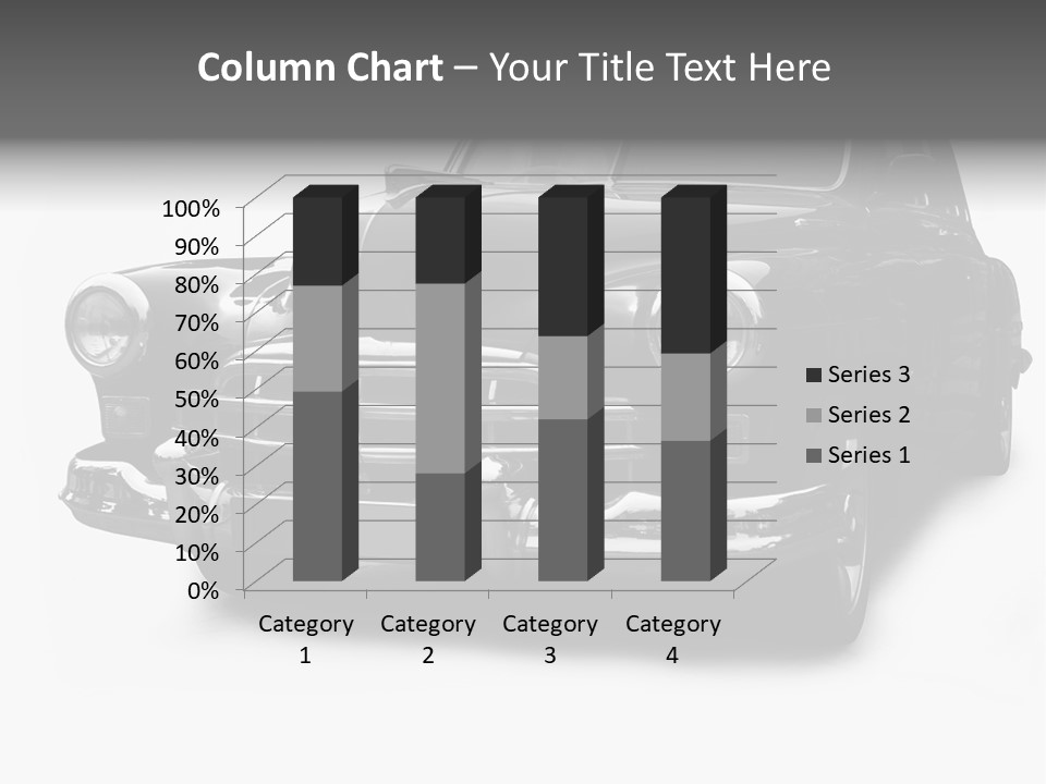 Cabriolet Front Restoring PowerPoint Template