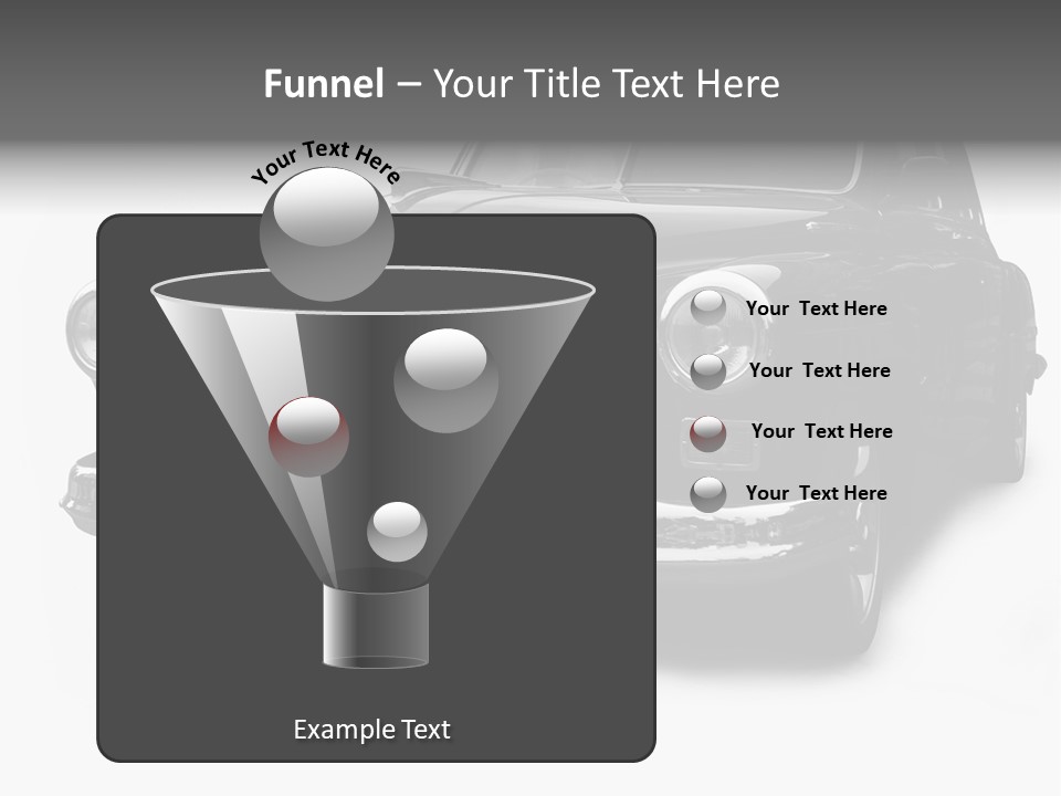 Cabriolet Front Restoring PowerPoint Template