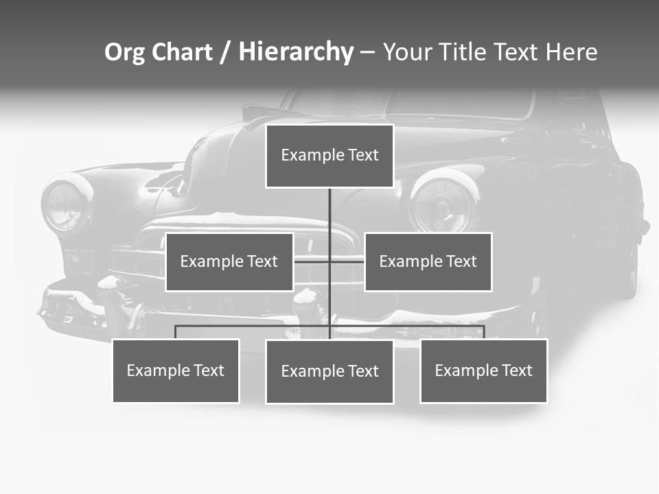 Cabriolet Front Restoring PowerPoint Template