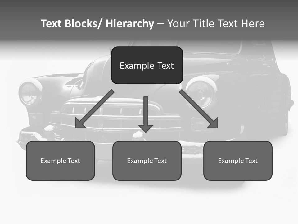 Cabriolet Front Restoring PowerPoint Template