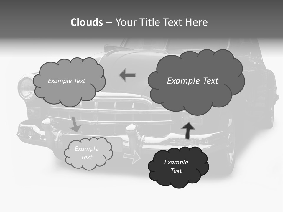 Cabriolet Front Restoring PowerPoint Template