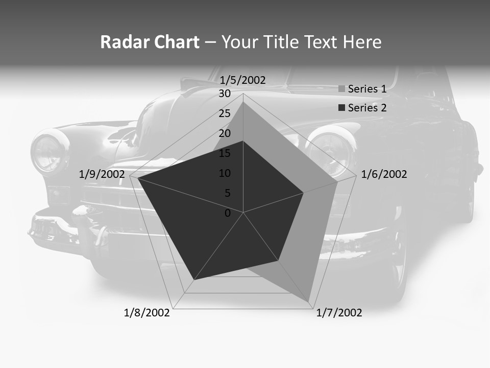 Cabriolet Front Restoring PowerPoint Template
