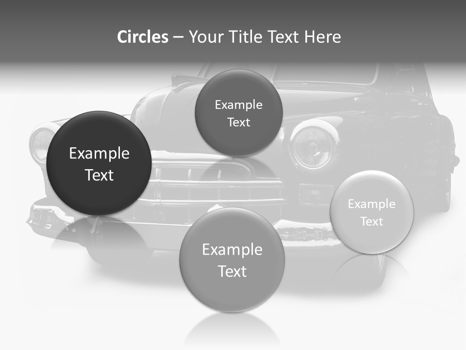 Cabriolet Front Restoring PowerPoint Template