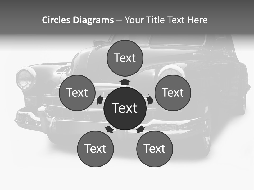 Cabriolet Front Restoring PowerPoint Template