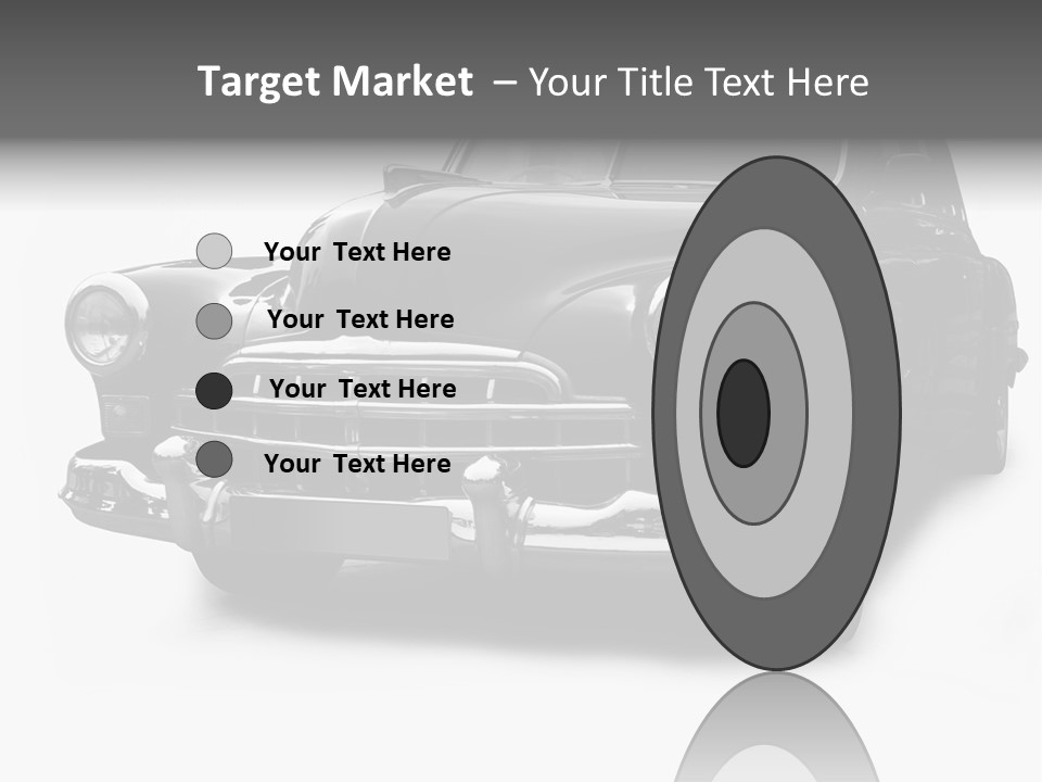 Cabriolet Front Restoring PowerPoint Template