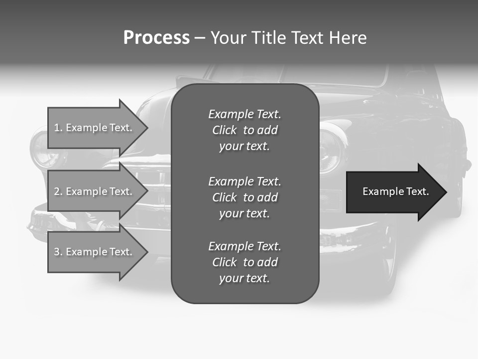 Cabriolet Front Restoring PowerPoint Template