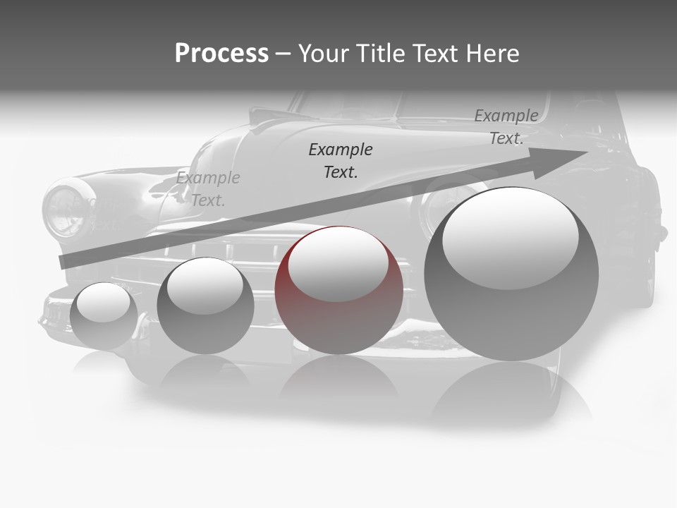Cabriolet Front Restoring PowerPoint Template