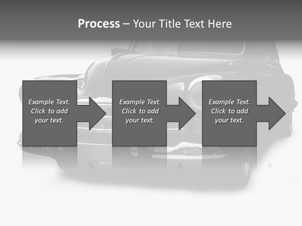 Cabriolet Front Restoring PowerPoint Template