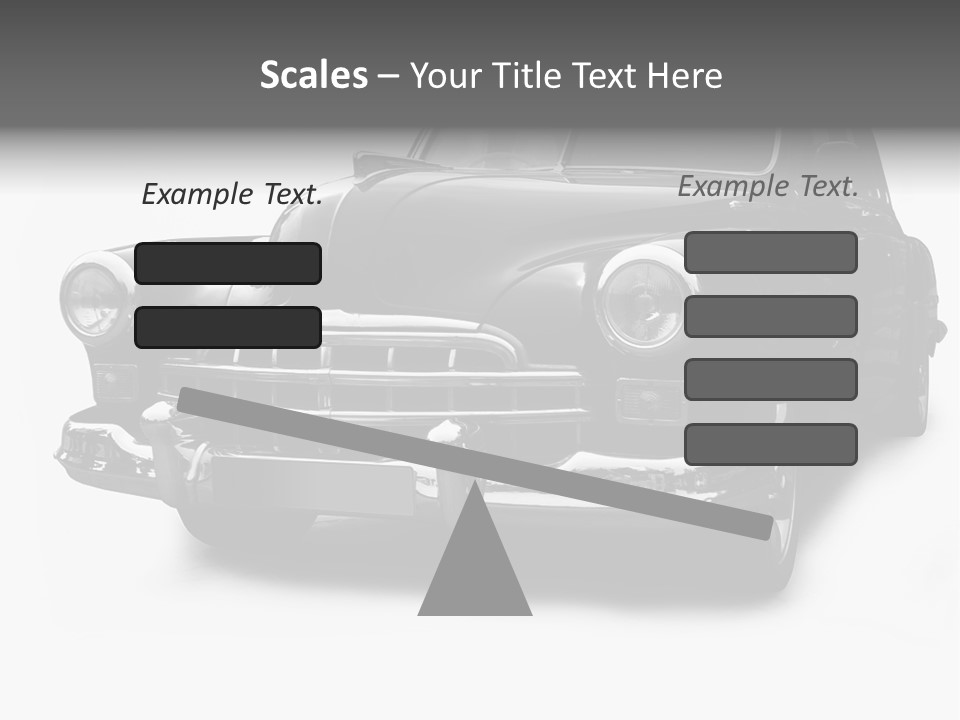 Cabriolet Front Restoring PowerPoint Template