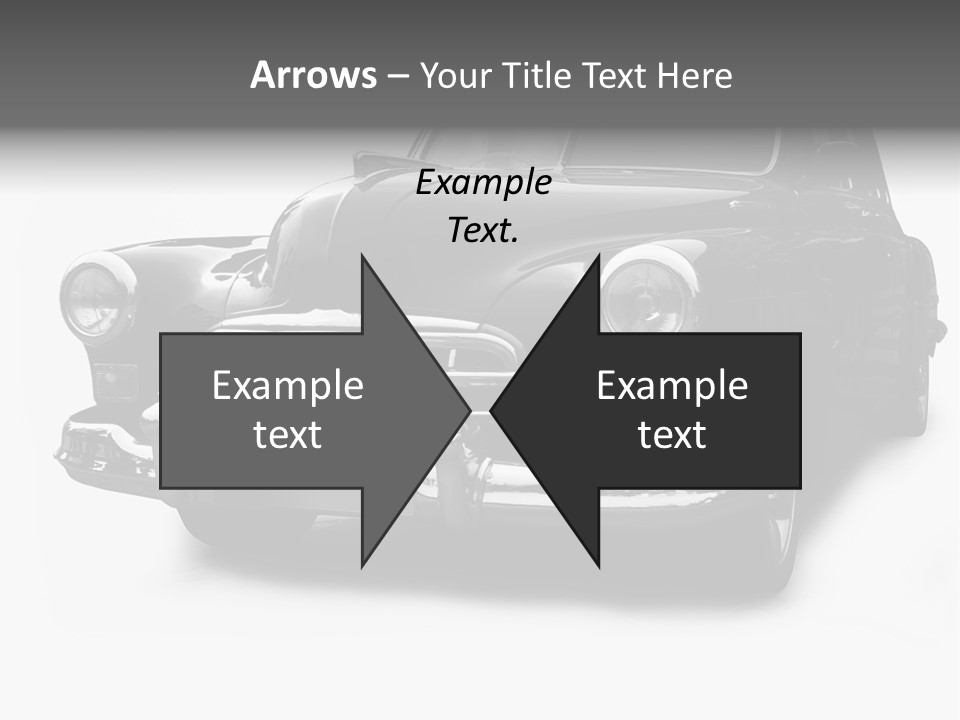 Cabriolet Front Restoring PowerPoint Template