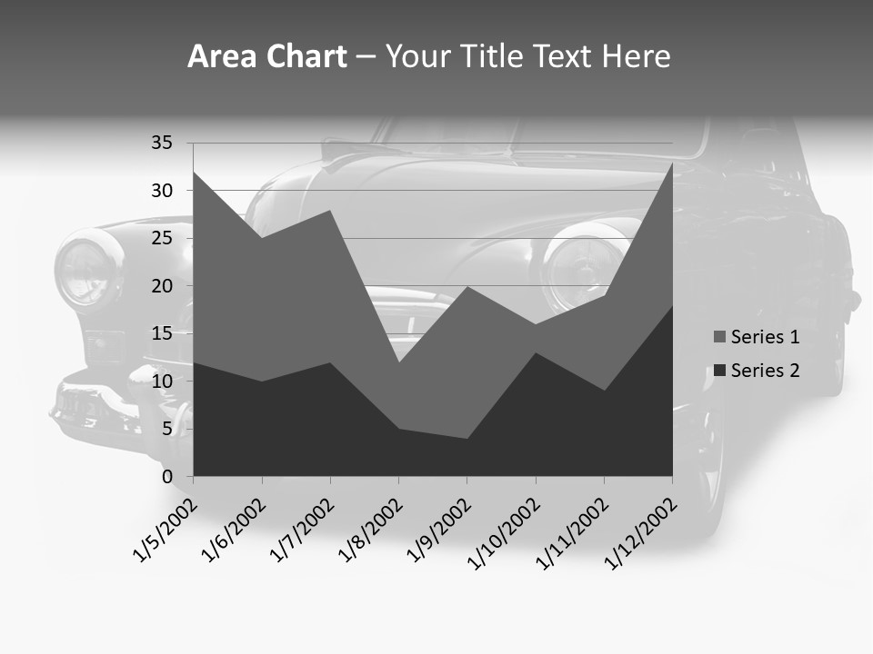 Cabriolet Front Restoring PowerPoint Template