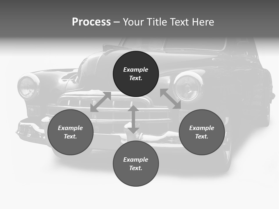 Cabriolet Front Restoring PowerPoint Template