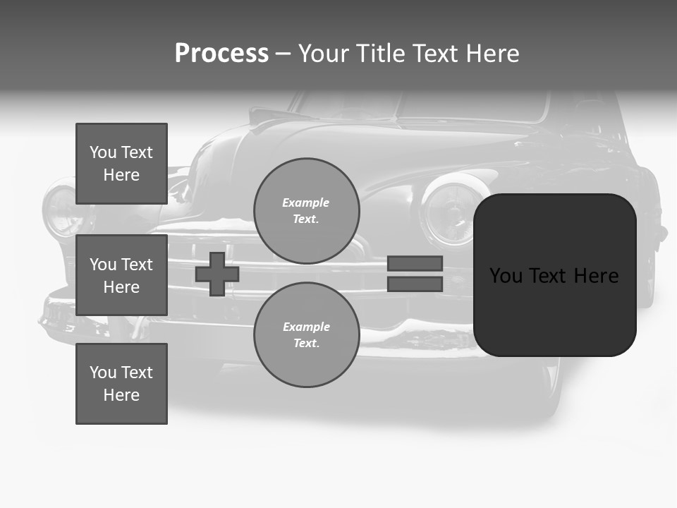 Cabriolet Front Restoring PowerPoint Template