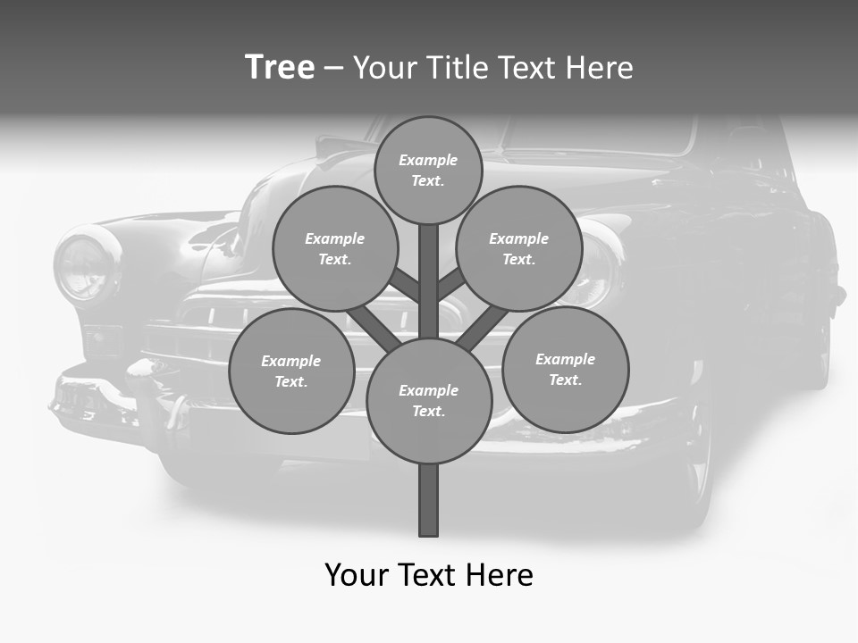 Cabriolet Front Restoring PowerPoint Template