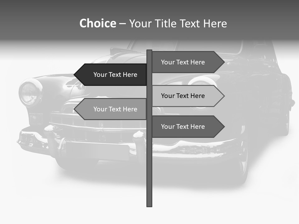 Cabriolet Front Restoring PowerPoint Template
