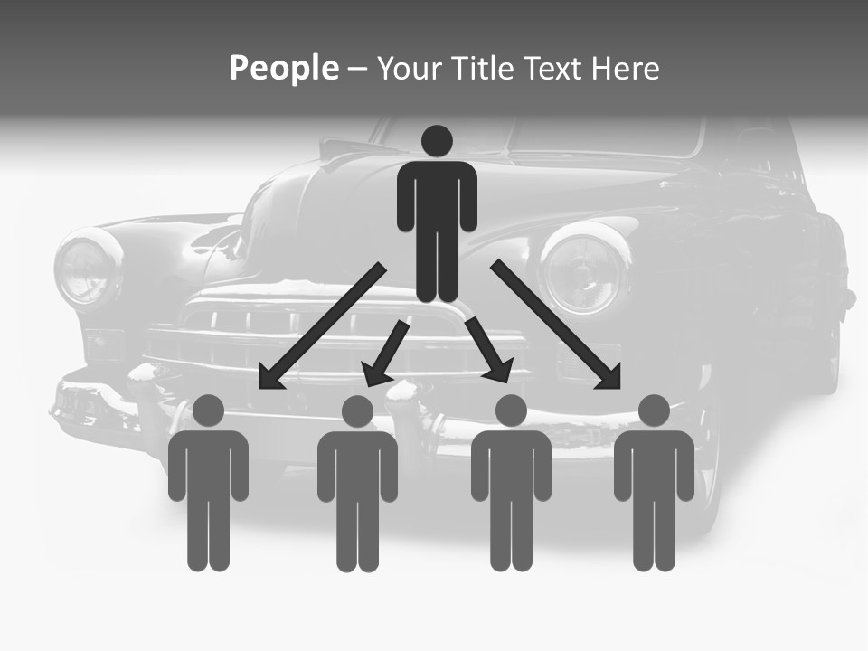 Cabriolet Front Restoring PowerPoint Template