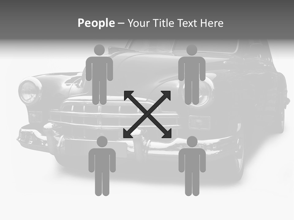 Cabriolet Front Restoring PowerPoint Template