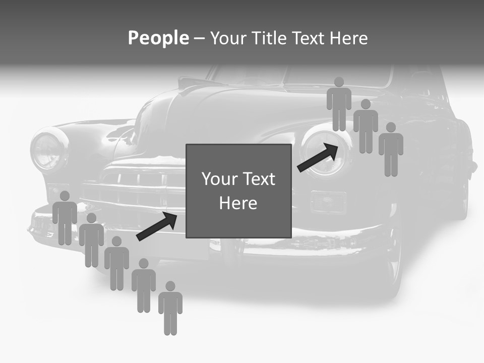 Cabriolet Front Restoring PowerPoint Template