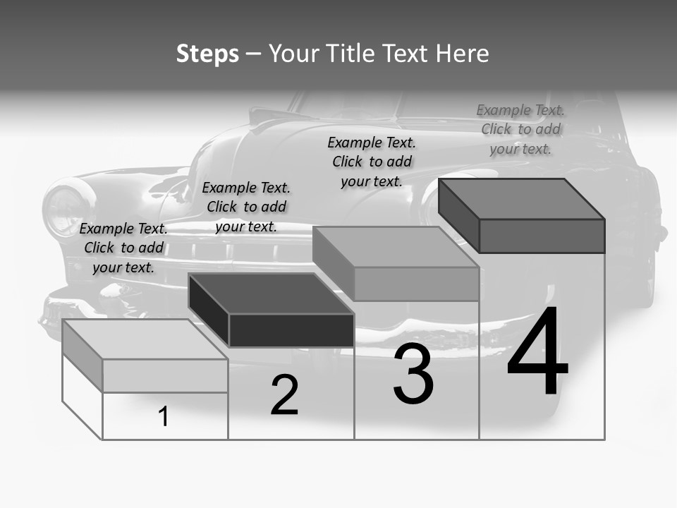 Cabriolet Front Restoring PowerPoint Template